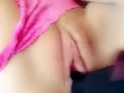 Using wand in my wet pussy 14/16