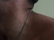 Sexy Burnett enjoys loving her cock. 16/16