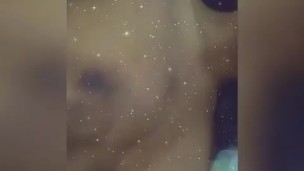 Sexy Whore plays with her pussy and titties all day 