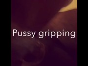 Big Phat dick stroking in fat dripping pussy sexually moans  9/16