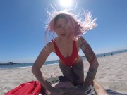 Babewatch teaser with sexy lifeguard Magnea 10/16