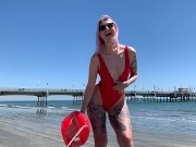 Babewatch teaser with sexy lifeguard Magnea 12/16