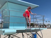 Babewatch teaser with sexy lifeguard Magnea 7/16