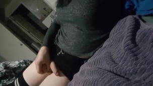 Sexy CD strokes big cock to sissygasm (vanessa kells) Teaser