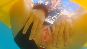 ENJOY Butt Plug IN and OUT among Fish n Corals