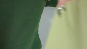 Stripping and wanking in the university hallway and bathroom