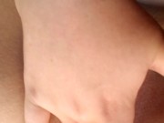 close-up of me playing with my pussy