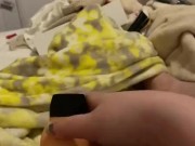 Fucking myself with my vibrator 