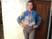 POV Girlfriend pisses herself for you! Pee desperation! 7/16