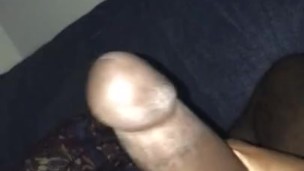 Big black dick cumming passionately 