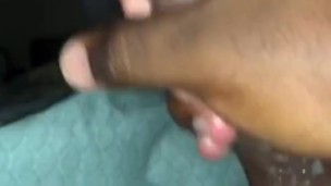 Good nut in bed Cumshot jerking off