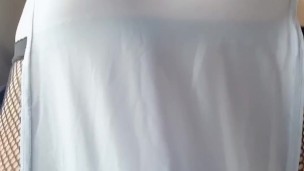 女装オナ後