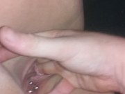 TIGHT Pussy Gets Finger Fucked , Cums and Squirts 7/16