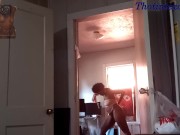 Thot in Texas Thot sucking and shaking BBW Ass and titties wobble lapdance 6/16