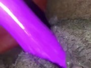 Playing with my hairy pussy  4/16