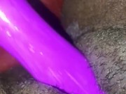 Playing with my hairy pussy  6/16