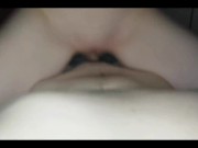 Petite teen with perky tits rides dick and gets fucked hard from behind - Amateur POV 12/16