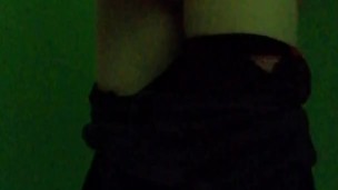 Some fun after swimming: quick wank in a loud changing room