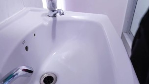 Taking A Messy Piss In My Sink