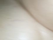 Slut wife Squirting from toy and cock DP and gets  a big cock facefuck with CIM 12/16