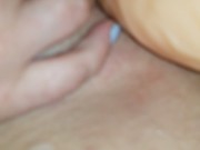 Slut wife Squirting from toy and cock DP and gets  a big cock facefuck with CIM 2/16