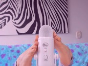 Angie Daniels ASMR with my feet soft sounds 10/16