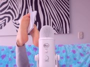 Angie Daniels ASMR with my feet soft sounds 14/16