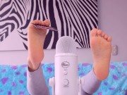 Angie Daniels ASMR with my feet soft sounds 15/16