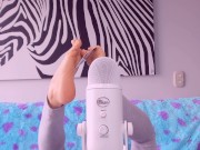 Angie Daniels ASMR with my feet soft sounds 16/16