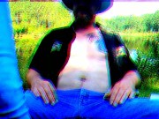 Fish Bank Skank ! He made a stranger squirt while finger banging her outside !  8/16