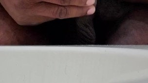 Ebony Bhm morning jerk off 720