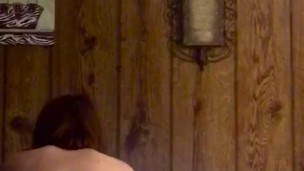 Mature Milf hot wife riding and soaking her young bull till he fills her
