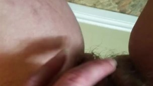 Urinal piss and cum