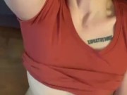 POV Masturbation Peeing On Livingroom Floor