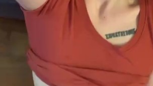 POV Masturbation Peeing On Livingroom Floor