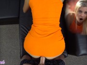Pure POV fucking in Tight Orange Dress - Letty Black Moves Her Booty
