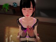 Sexaloid Girlfriend on the Sofa [3D Hentai, 4K, 60FPS, Uncensored] 1/16