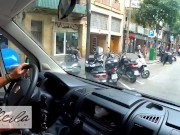 Picking up a couple and take a ride with Sheila's FuckingHomemotor 16/16