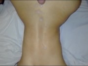 Mi ex novia me pide a gritos que me corra en su espalda. Le encanta ponerle los cuernos a su novio. 15/16