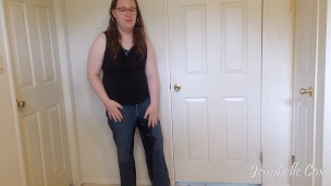 Wetting in jeans