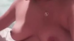 my stepmother stays with me alone and masturbates while I watch her