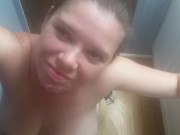  roommates fiancee watching me jack off and takes a facial(New content at onlyfans/cplnxtdoor_vip) 16/16