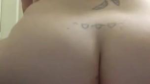 Rainbow princess riding her toy for tips. Who wants to see the whole video? Just a taste 