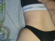 Morena gostosa doggstyle bunda perfeita POV BBB Calvin Klein - Mini Robincalcinha fio dental 15/16