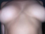 Perfect big tits bouncing riding bfs dick