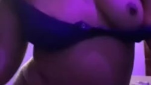 SEXY PLAYING WITH MY NATURAL TITS- snapchat for full videos 