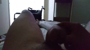 Long Thick White Cock Stroking