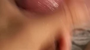 Couldn't Resist CUMMING Hard While Watching A Porn Video! 