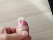 My masturbation, my orgazm and sperm. Finished 2 times