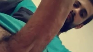 Short and sweet clip of me stroking away at my cock. 